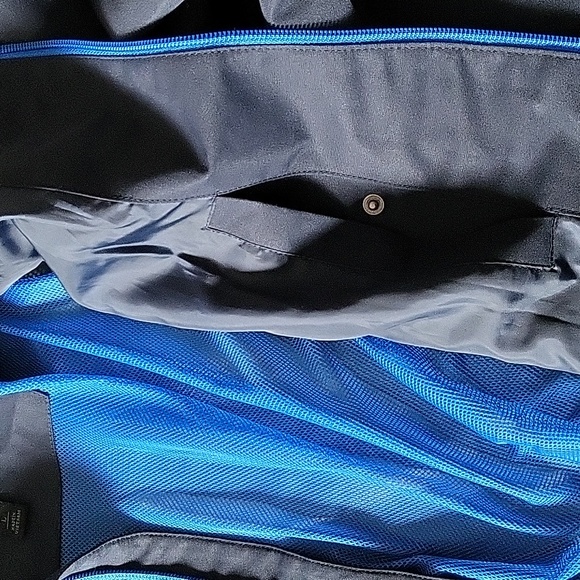 MICHAEL Kors mens full zip hooded jacket windrunner Size L navy big logo - Picture 4 of 6